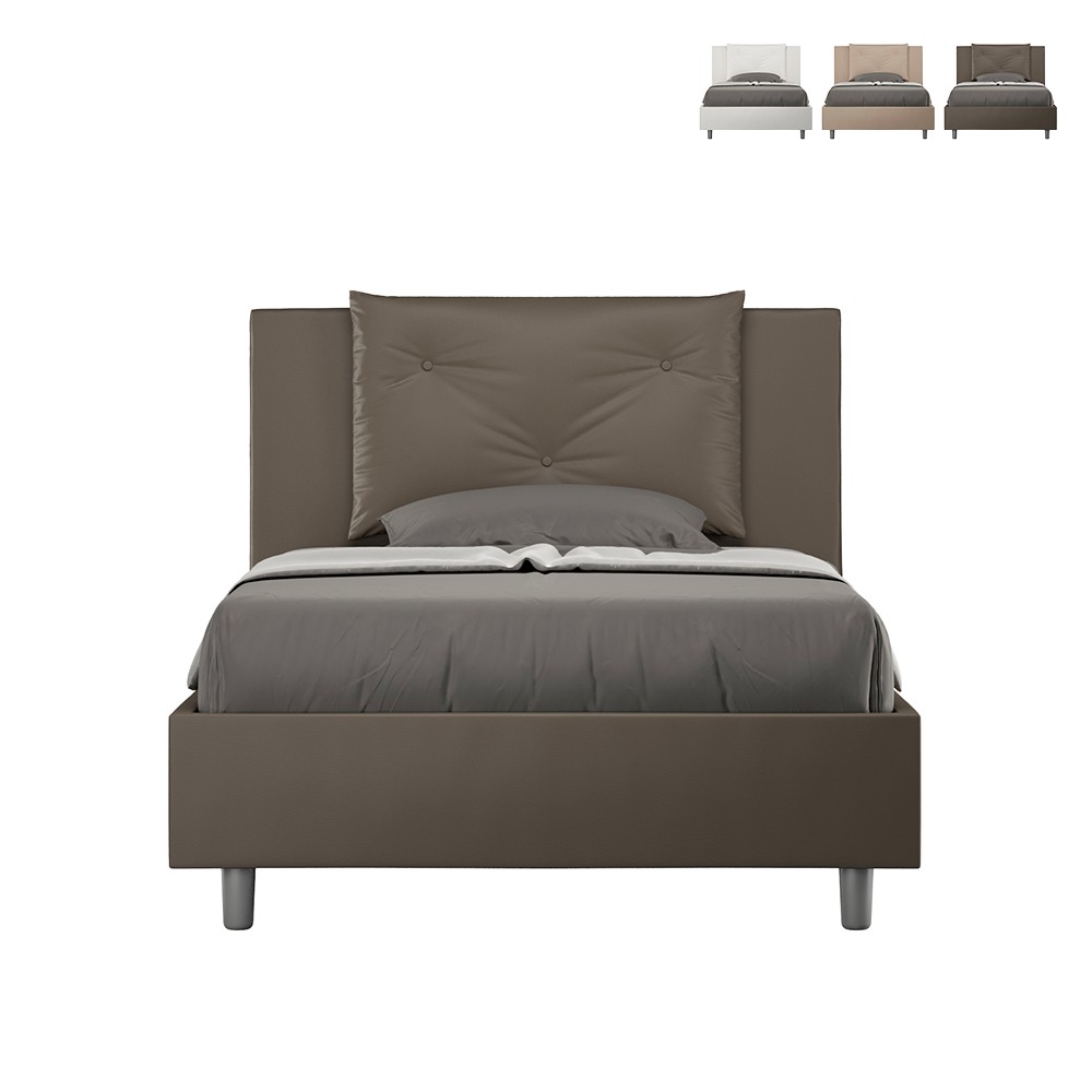 Cama Moderna Quarto Sólida Durável Crianças 120x200 Appia P1