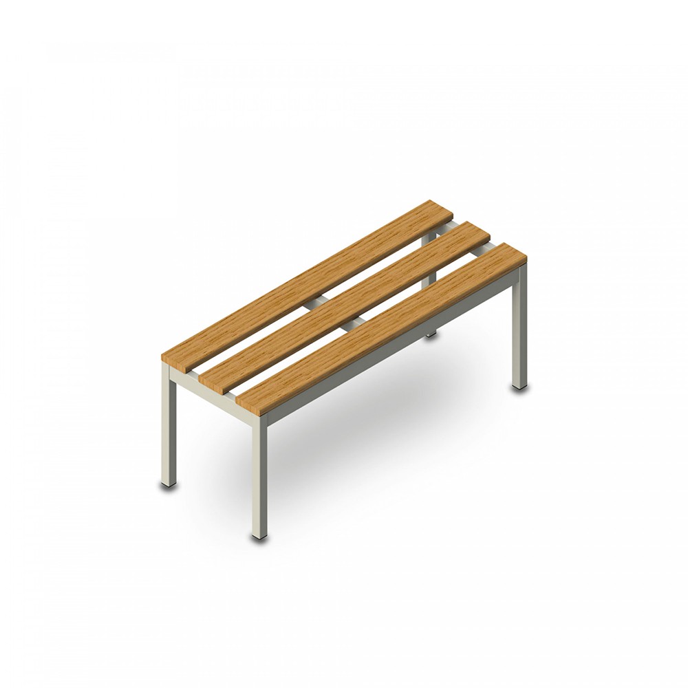 Banco de Balneário 3 Lugares 100x37x43cm Modular Escola Piscina Sit