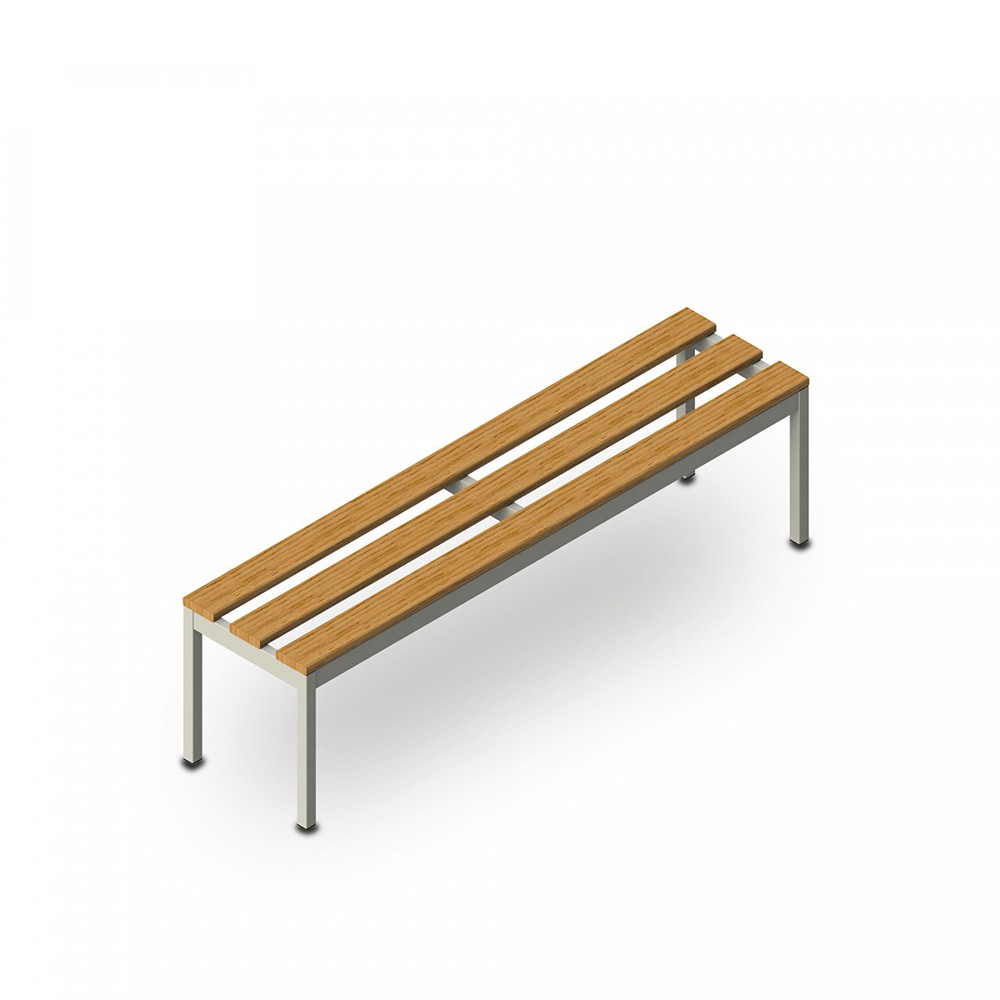 Banco de Ginásio 4 Lugares 150x37x43cm Pavilhões Balneários Piscinas Sit M
