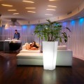Vaso Iluminado LED Iluminação Luz Branco Plantas Moderno Genesis Promoção