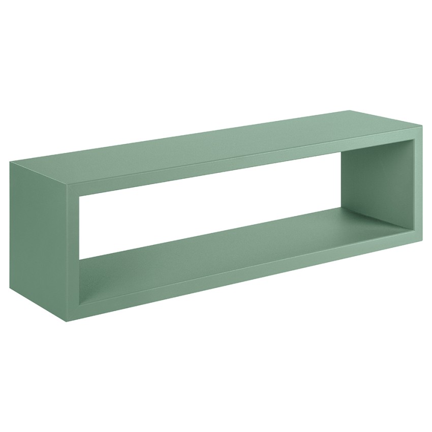Prateleira de Parede Cubo Moderna Retangular Elegante Regulus 