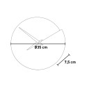 Relógio de Parede de Madeira Redondo Vulcano Numbers 