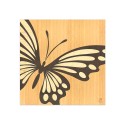 Quadro Pintura de Madeira Moderna 75x75cm Butterfly Características