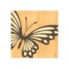 Quadro Pintura de Madeira Moderna 75x75cm Butterfly Características
