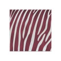 Quadro Pintura de Madeira Moderno 75x75cm Zebra Características