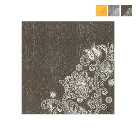 Quadro decorativo de madeira design moderno 75x75cm Odalisque