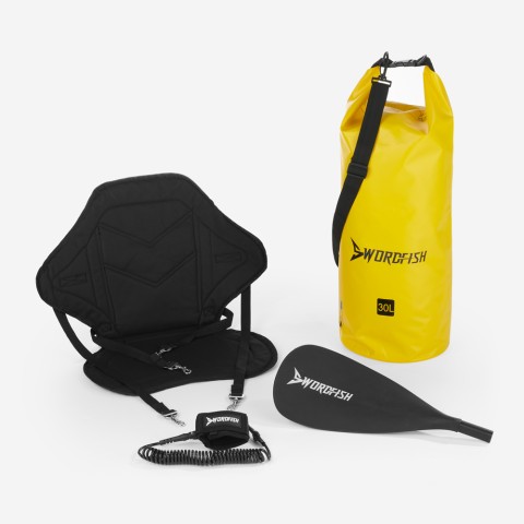 Kit de acessórios SUP Stand Up Paddle alça de tornozelo bolsa seca assento StingRay