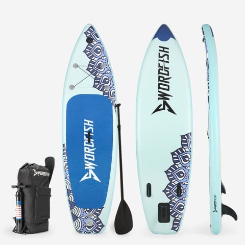 Prancha Insuflável SUP Stand Up Paddle Touring para Adultos 10'6" 320cm, Mantra Pro Promoção