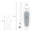 Stand Up Paddle SUP Prancha Insuflável para Adultos 12'0 366cm Mantra Pro XL 