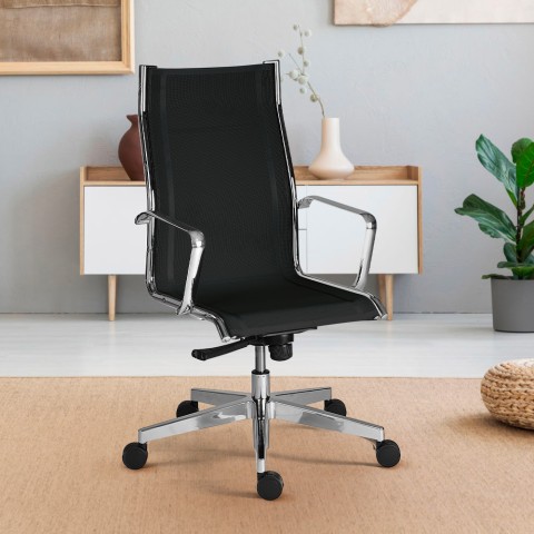 Cadeira escritório ergonómica design malha respirável Stylo HBT