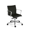 Cadeira escritório executiva ergonómica baixa design pele sintética Stylo LBE Oferta