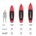 SUP Touring Prancha Insuflável Stand Up Paddle para Adultos 12'0 366cm Red Shark Pro XL 