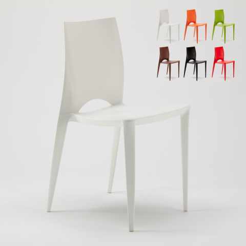 20 Cadeiras Coloridas Design Moderno Cozinha Bar Restaurante Color