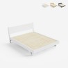 Cama de casal Moderna c/Almofadas e Estrutura 160x190 Rust Escolha