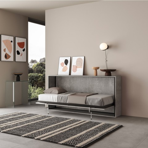 Colchão cinzento horizontal de cama oculta 85x185cm Kando MCM Promoção
