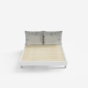 Cama de casal Moderna c/Almofadas e Estrutura 160x190 Rust Preço