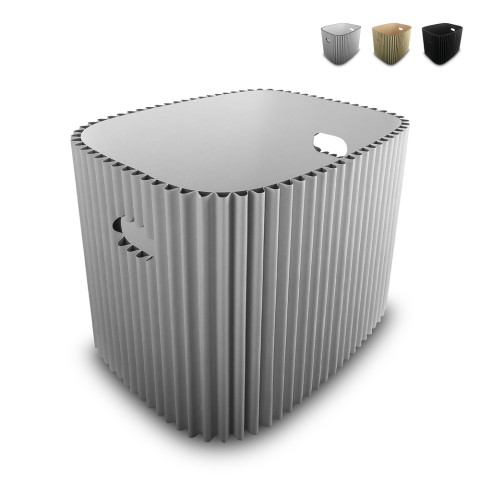 Recipiente de cesta de armazenamento em design moderno de papelão Rialto M