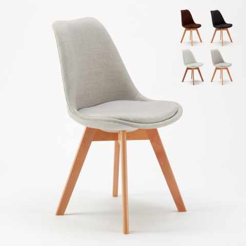 20 cadeiras almofada de tecido Design escandinavo Tulip Nordica Plus