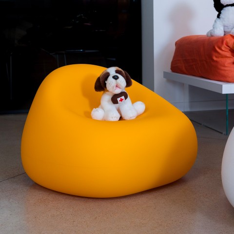 Poltrona para sala de estar de design moderno para crianças Gumball Armchair Junior
