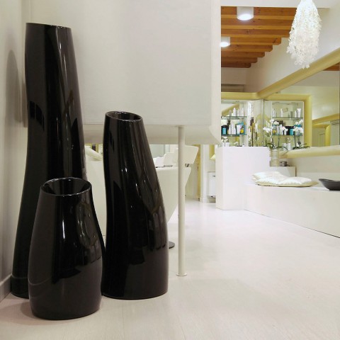Vaso de plantas com design moderno e minimalista h60cm Madame