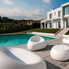 Cadeira de Jardim Moderna Elegante Confortável Branca Gumball P1 Promoção