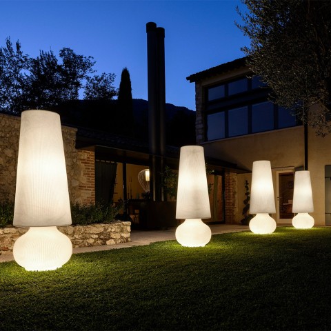 Lâmpada de assoalho grande design exterior interior moderno Fade Lamp
