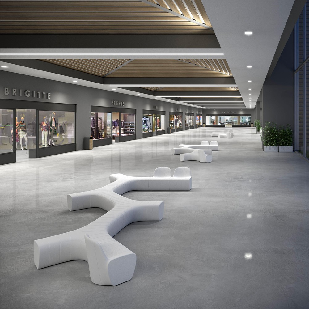Bancada Modular Moderno Interior e Exterior Jetlag P1