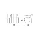 Cadeira Modular Moderna para Interior e Exterior Jetlag C1 Características