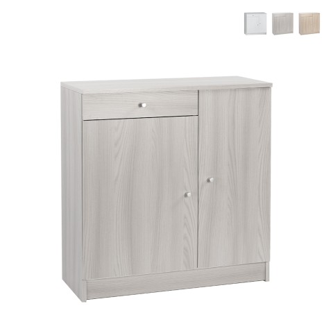 Gabinete de sala de estar multi-usos Escritório 2 portas 4 compartimentos gaveta Kyn Promoção