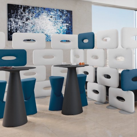 Mesa redonda diâmetro 60cm restaurante bar ao ar livre Tiffany Round M