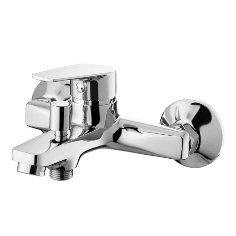 Misturadora de banho monocomando de design moderno com desviador de 2 vias Eureka