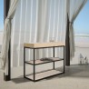 Mesa de Jantar Cozinha 90x40-190cm Camelia Small Premium Nature Saldos