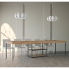 Mesa de Jantar Moderna Sala Extensível 90x40-300cm Plano Premium Oak Descontos