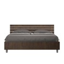 Cama de Casal com Arrumação Dupla 160x190cm Madeira Ankel Nod Noix Oferta