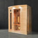 Sauna Finlandesa de Madeira para 3 Pessoas Moderna Doméstica Caseira Apollon 3 Venda