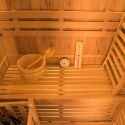 Sauna Tradicional Finlandesa de Madeira Doméstica de 2 Lugares 3,5 kW Zen 2 Catálogo