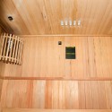Sauna Doméstica Finlandesa 2 Lugares Elétrica de Madeira 4,5 kW Zen 2 Descontos