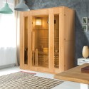 Sauna Elétrica de Madeira Moderna Doméstica 3 Pessoas 3,5 kW Zen 3 Venda