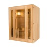 Sauna Caseira para 3 Pessoas Moderna Elétrica 4,5 kW Zen 3 Saldos