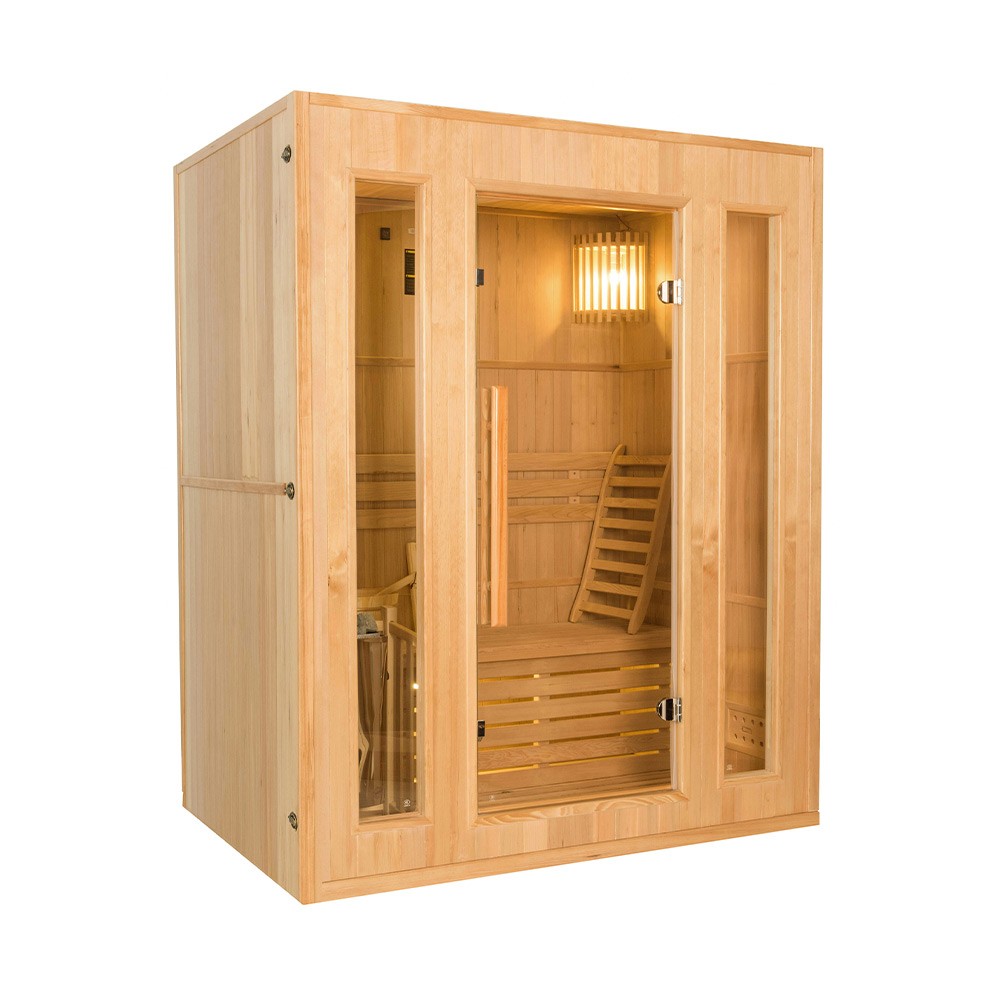 Sauna Doméstica Finlandesa a Lenha 3 Lugares 4,5 kW Zen 3