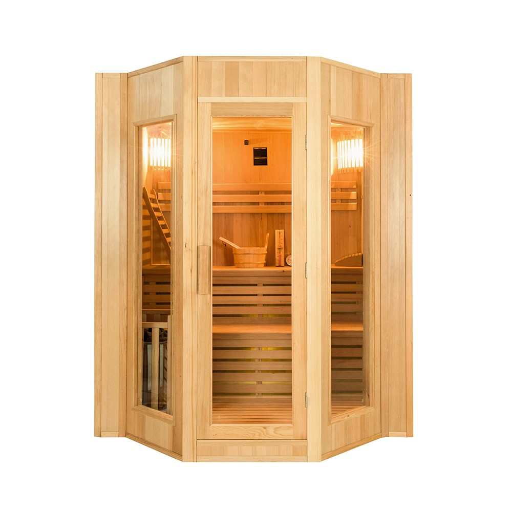 Sauna Tradicional Finlandesa Doméstica 4 Lugares Elétrica Zen 4