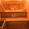 Sauna Tradicional Finlandesa Doméstica 4 Lugares Elétrica Zen 4 Descontos