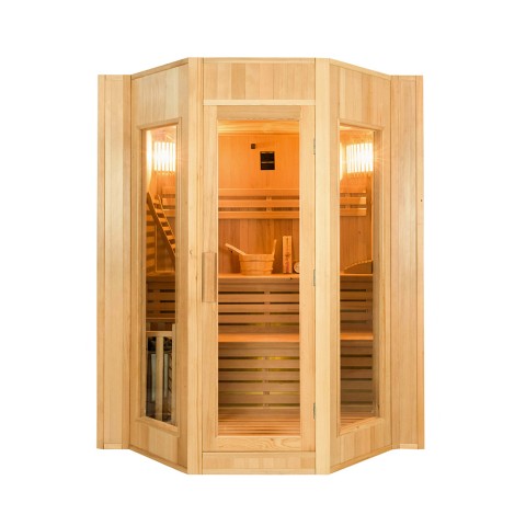 Sauna tradicional finlandesa doméstica de 4 lugares fogão de madeira de 8 kW Zen 4 Promoção