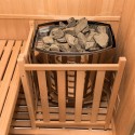 Sauna Finlandesa de Madeira de 4 Lugares 4,5 kW Sense 4 Modelo