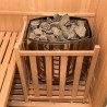 Sauna Finlandesa de Madeira de 4 Lugares 4,5 kW Sense 4 Modelo