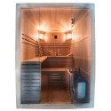 Sauna Finlandesa de Madeira Moderna 6 kW Sense 4 Saldos