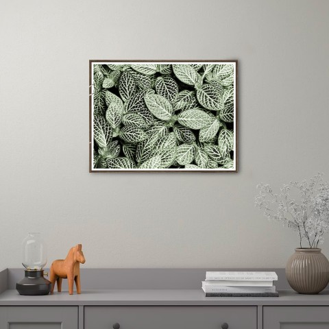 Quadro Moldura Fotográfica de Plantas Cartazes Arte 30x40cm, Unika 0055 Promoção