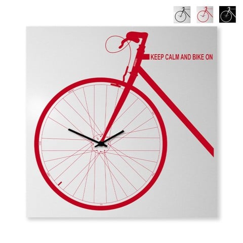 Quadro Parede Arte Fotografia Moldura Escritório Quarto Sala Arte Relógio Bike On Big Promoção