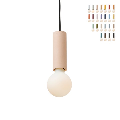 Restaurante de cozinha de design minimalista de cilindro de lâmpada pendente Ila