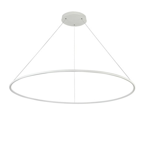 Candelabro moderno pingente LED anel Ø 120cm ajustável Nola Maytoni